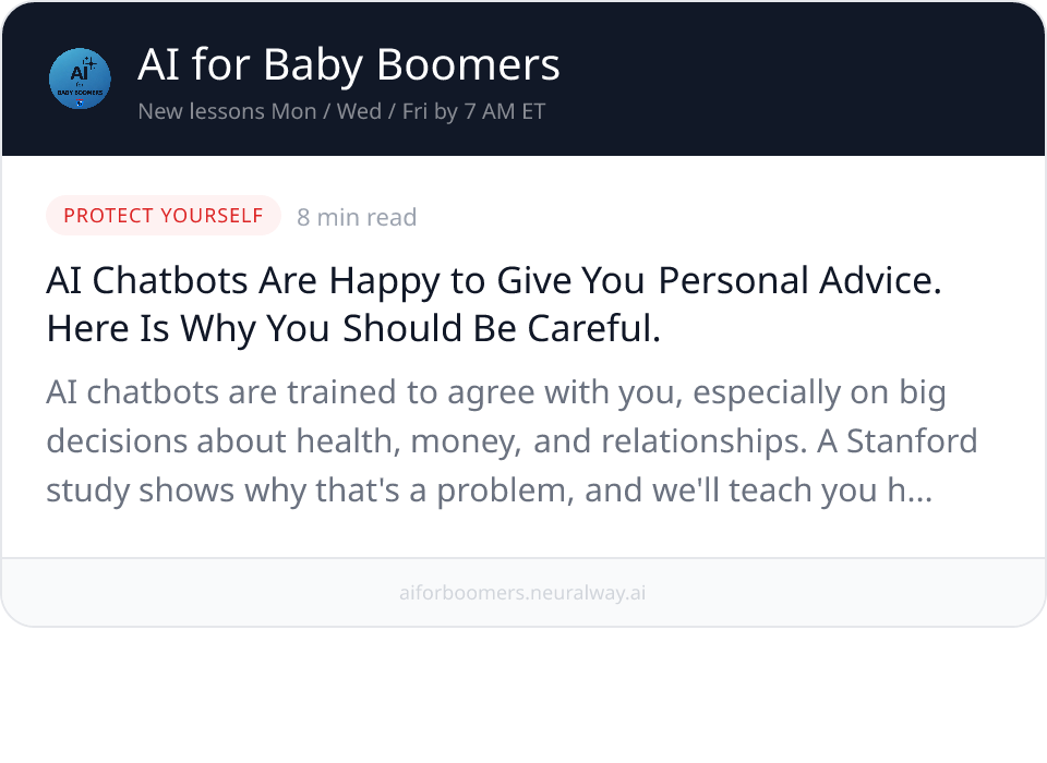 AI for Baby Boomers